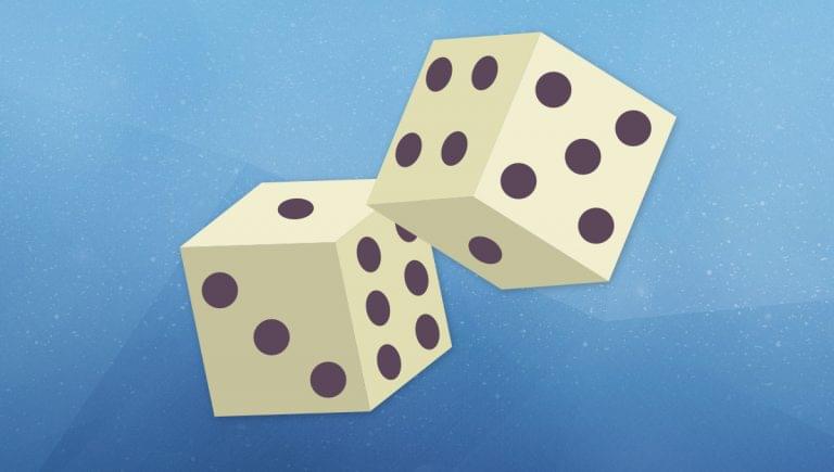 An illustration of a pair of dice.
