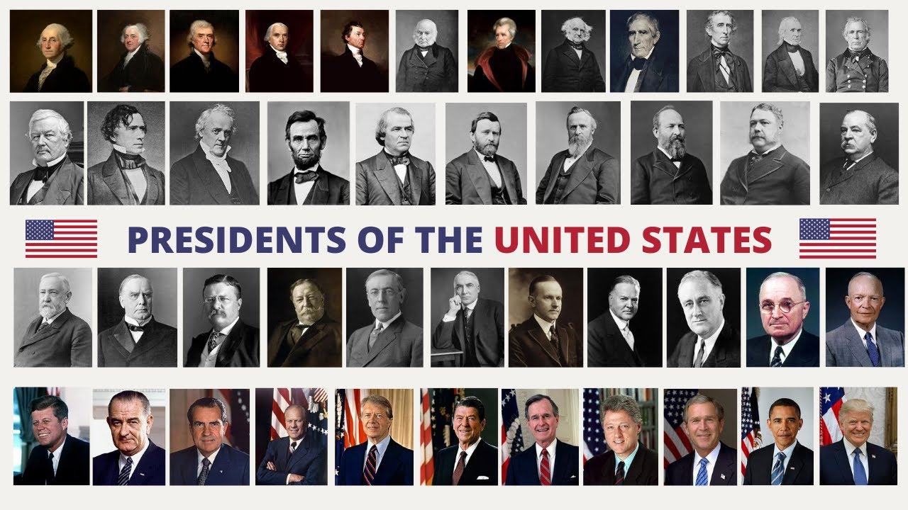 US Presidents by birth year graphic.