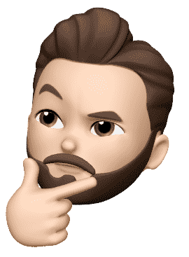 Justin Chill logo featuring memoji 3D avatar profile picture.